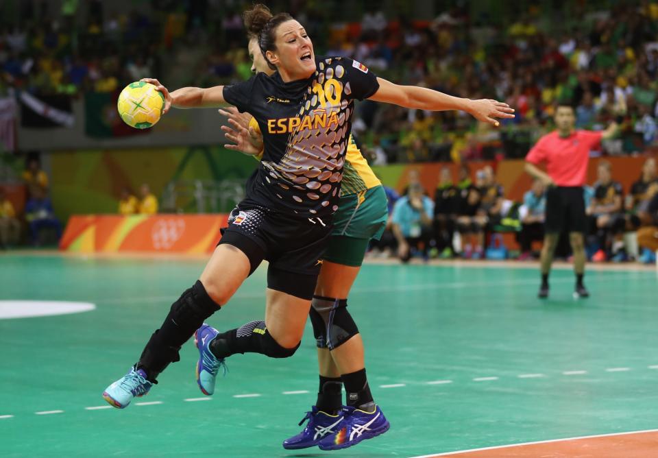 <p>Fortunately, a large number of young Olympic viewers weren’t around for the sensational 1993 dance. Unfortunately for Macarena Aguilar, Spain’s Rio Olympic run in women’s handball won’t nearly be as memorable as that dance as they never made it past the group stage. (Getty) </p>