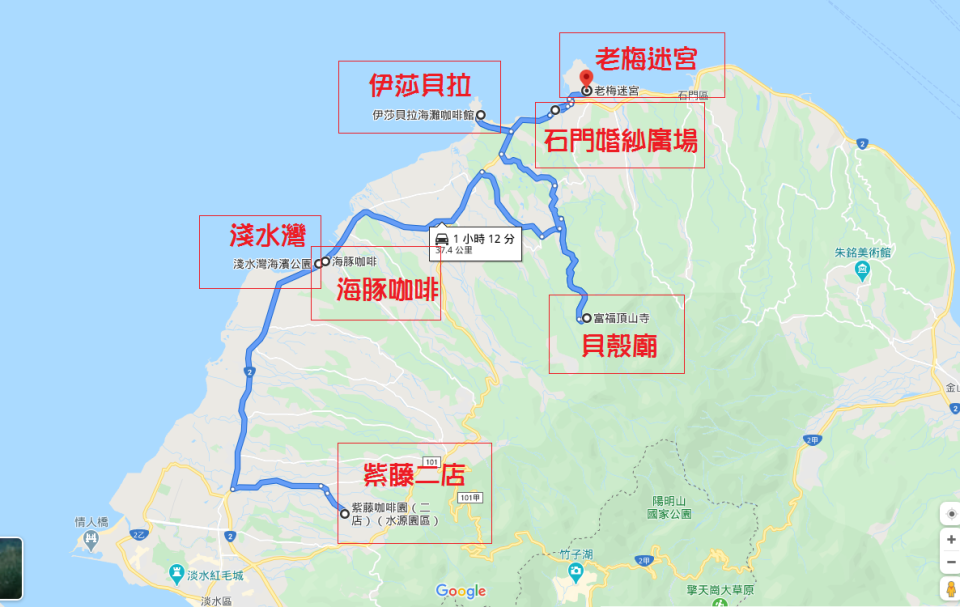 北海岸景點懶人包