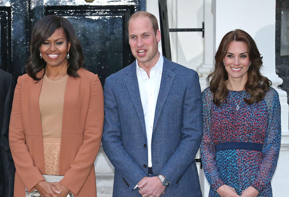 The Obamas Dine At Kensington Palace