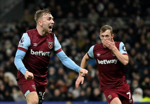 West Ham fights back to beat Tottenham 2-1 in the Premier League - The San  Diego Union-Tribune