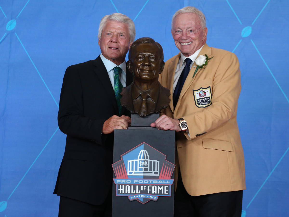 Cowboys' Jerry Jones adds new twist to conversation of Jimmy Johnson in  Ring of Honor