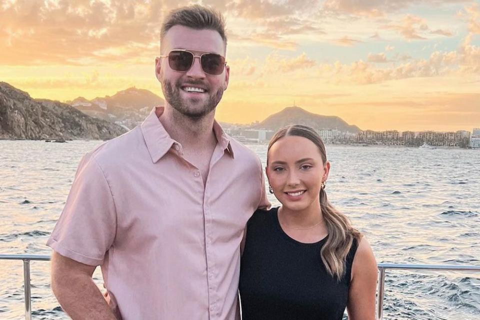 <p>Hailie Jade Scott / Instagram</p> Hailie Jade Scott and Evan McClintock travel to Mexico for a wedding