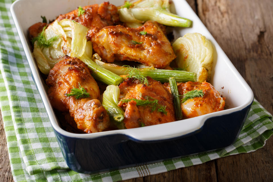 Fennel can also be roasted with proteins like chicken and fish. (Photo: Getty Creative)