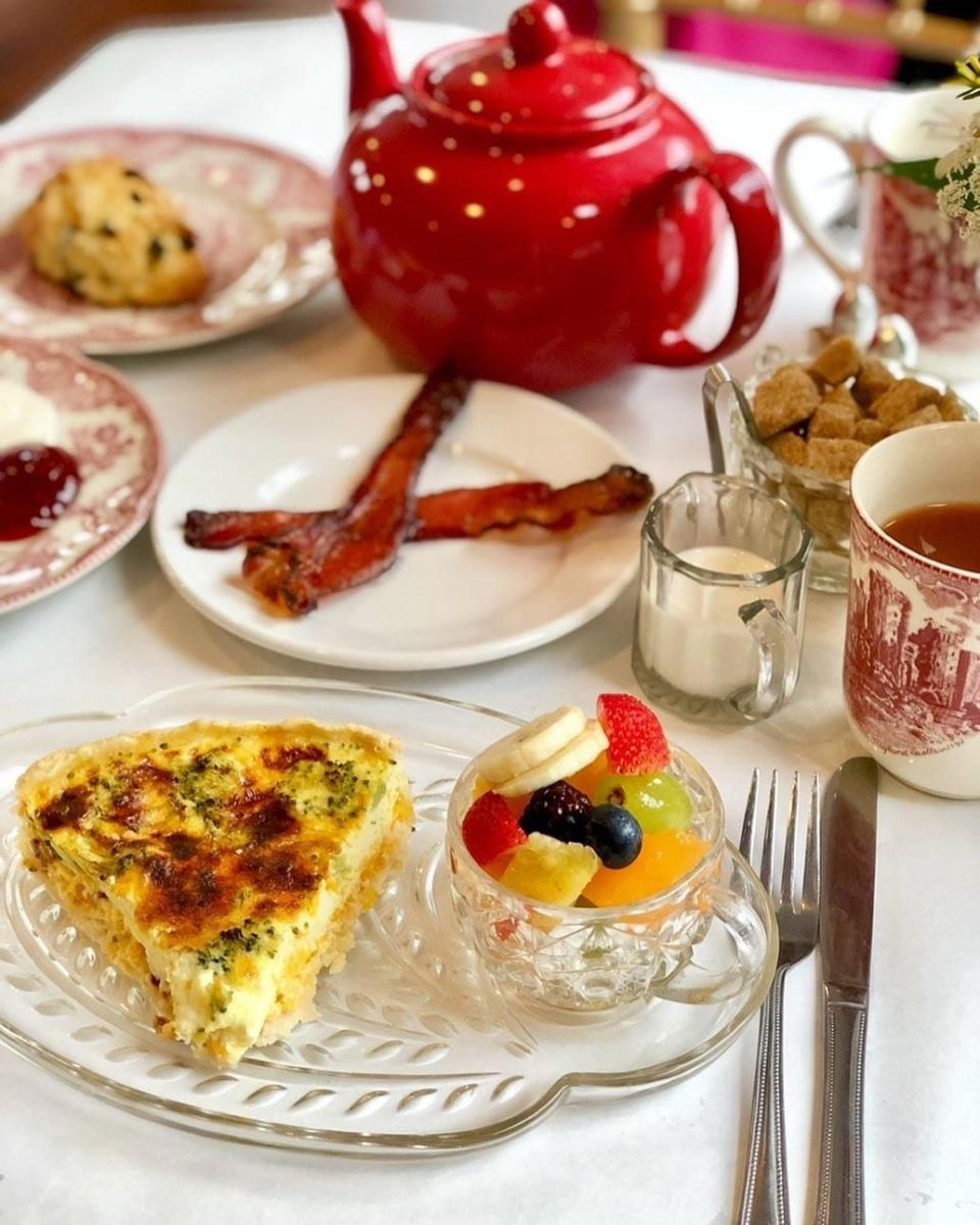 Specials at Cambridge Tea House will include the King Charles Coronation Day quiche.