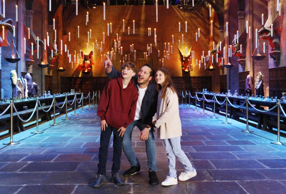 For the first time Warner Bros Studio Tour London visitors will get to see the original candles that were used in the very first Harry Potter film (Joe Pepler/PinPep)