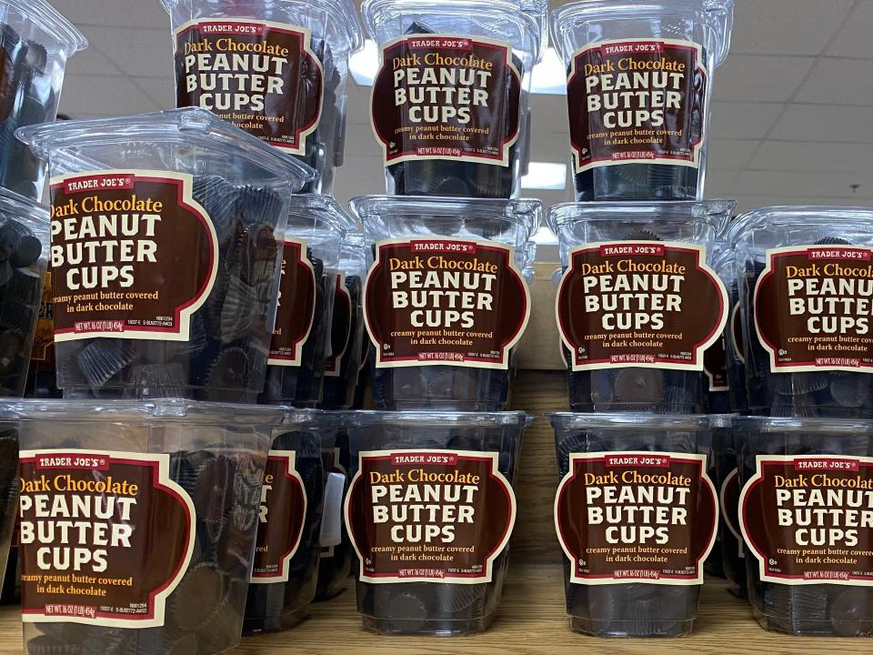Trader Joe's dark-chocolate peanut-butter cups