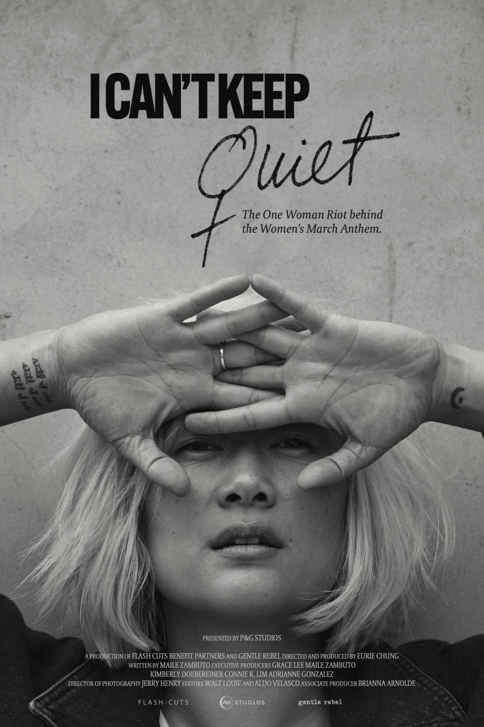 'I Can't Keep Quiet' poster