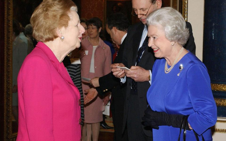 From pearls to handbags, the Queen and Margaret Thatcher shared many style preferences - Getty