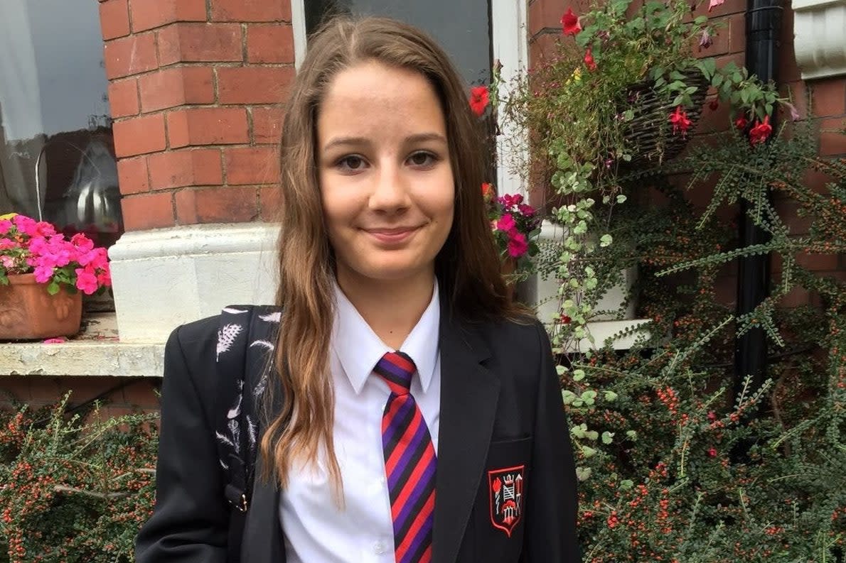 Molly Russell, 14, who took her own life in November 2017: PA