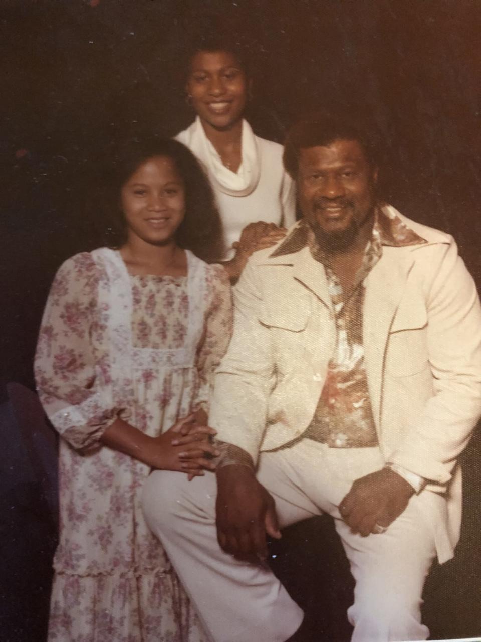 (Left to right) Georgette Powell, her older sister, and Mel Powell; date unknown. (Photo courtesy of Georgette Powell)