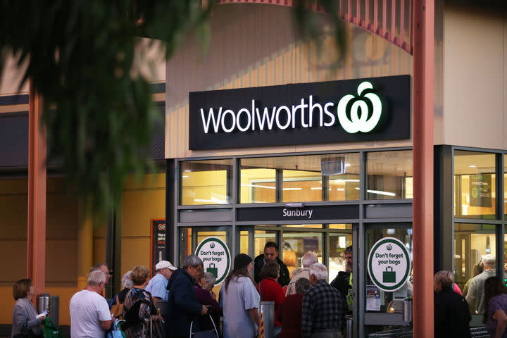 Across Australia 41 stores have reduced their hours to help deliveries to some of Woolworths most vulnerable customers. Source: Getty