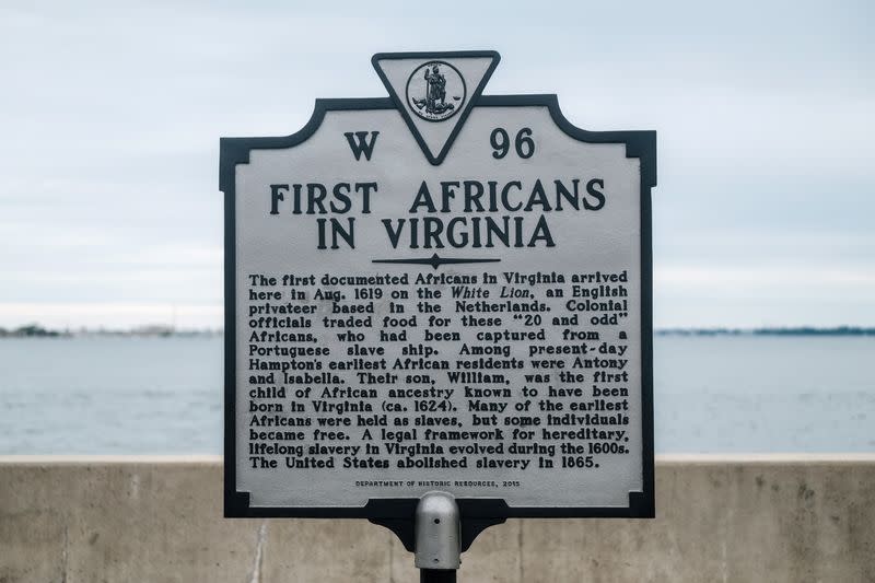 Virginia marks 400 years since the first Africans landed as slaves