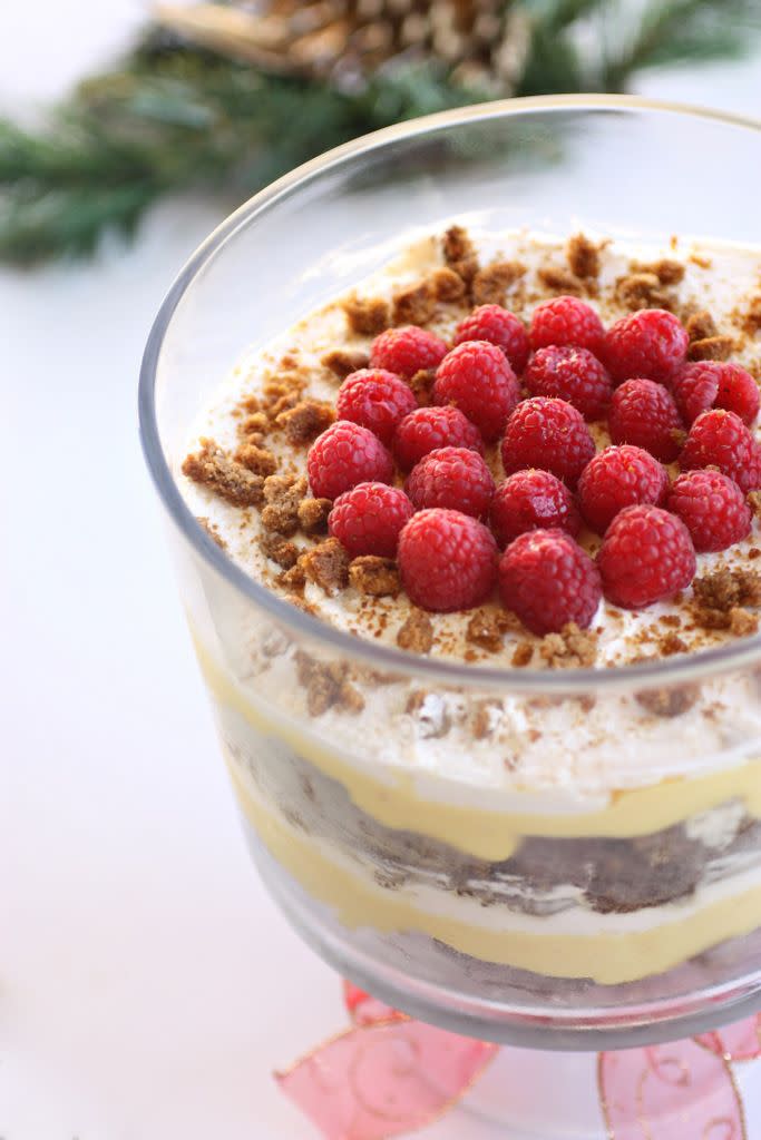 Eggnog Gingerbread Trifle