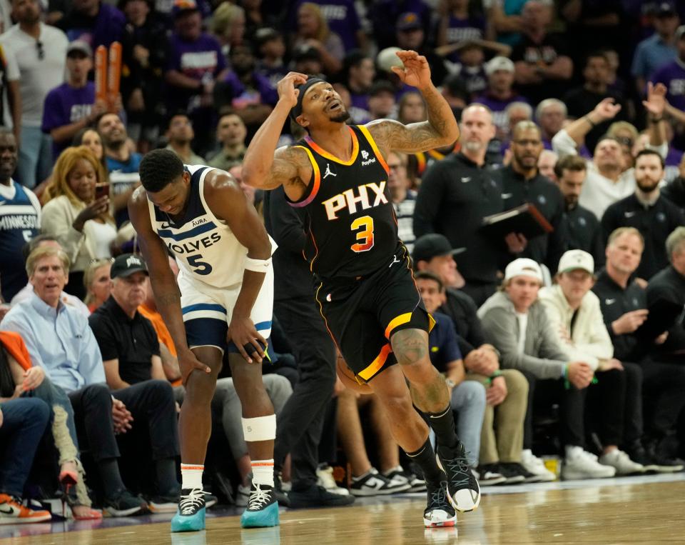 The Phoenix Suns' Bradley Beal had a game to forget in Game 4 against the Minnesota Timberwolves on Sunday.