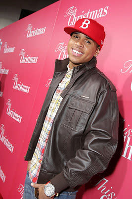 Chris Brown at the Hollywood premiere of Screen Gems' This Christmas
