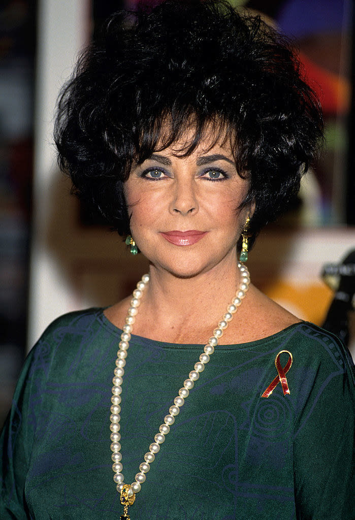 Closeup of Elizabeth Taylor