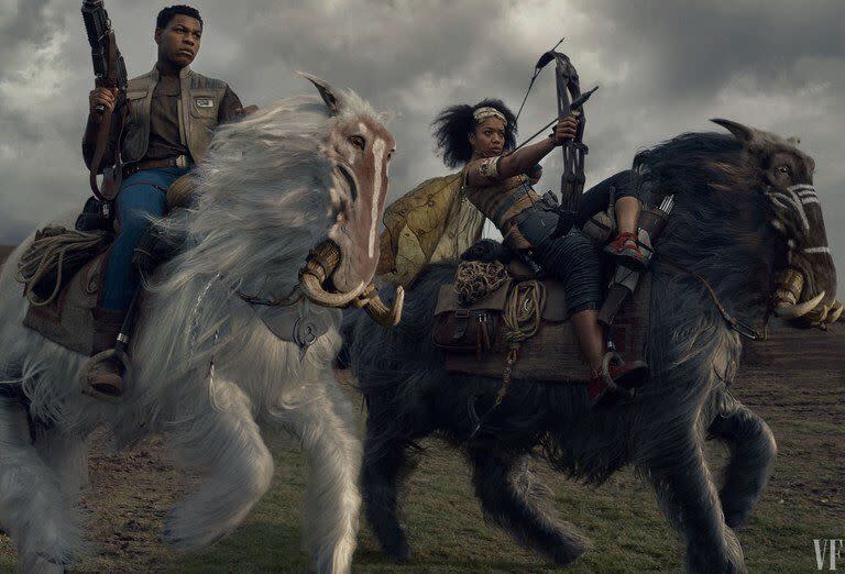 Finn and Jannah in Star Wars: The RIse of Skywalker