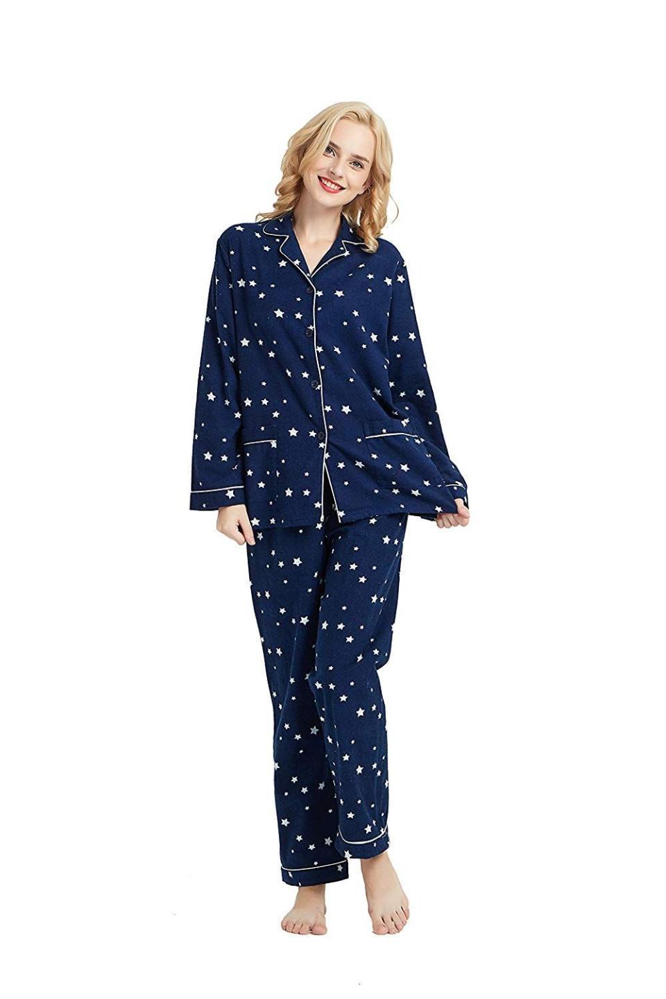 1) Cotton Flannel Long Sleeve Set