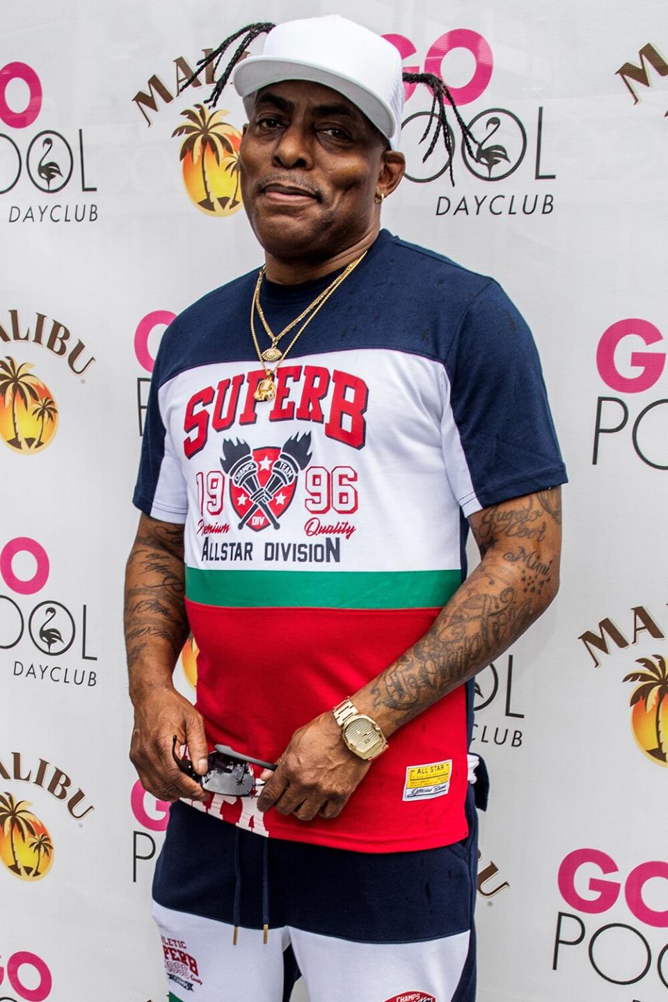 LAS VEGAS, NV - JULY 19: Rapper/actor Coolio arrives at the Flamingo Go Pool Dayclub at Flamingo Las Vegas on July 19, 2018 in Las Vegas, Nevada. (Photo by Joe Buglewicz/Getty Images)