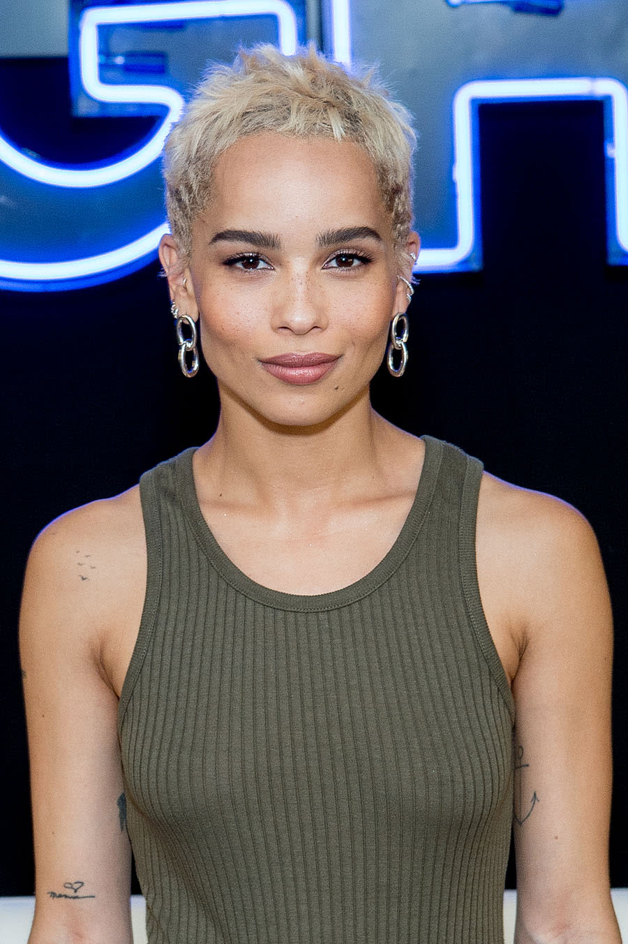 <p>Hands down, Zoë Kravitz has one of the best piecey pixies of the year. (Photo: FilmMagic) </p>