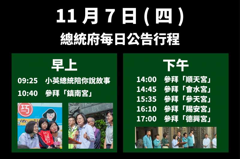 20191210-國民黨總統候選人韓國瑜競選辦公室10日召開記者會，針對總統蔡英文行程提出質疑。（韓國瑜競選辦公室提供）