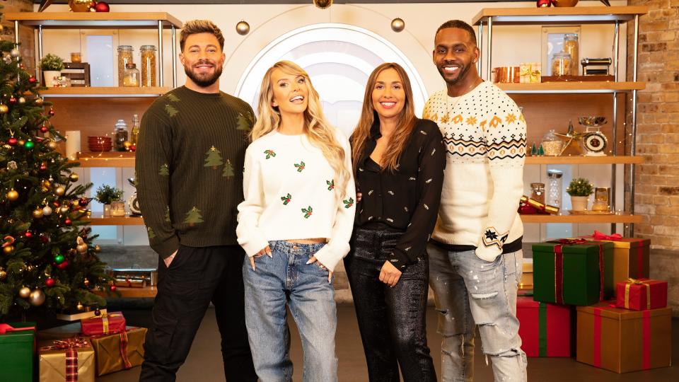 Duncan James, Faye Winter, Melanie Blatt, Richard Blackwood from Celebrity MasterChef: Christmas Cook-Off 2023