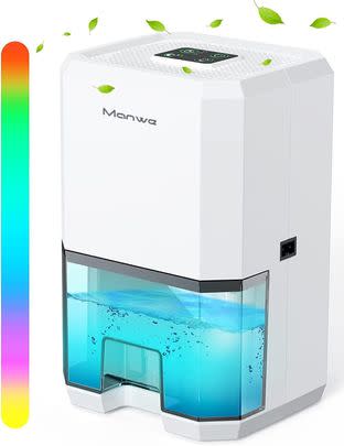 Enjoy this 26% off compact dehumidifier with an LED light