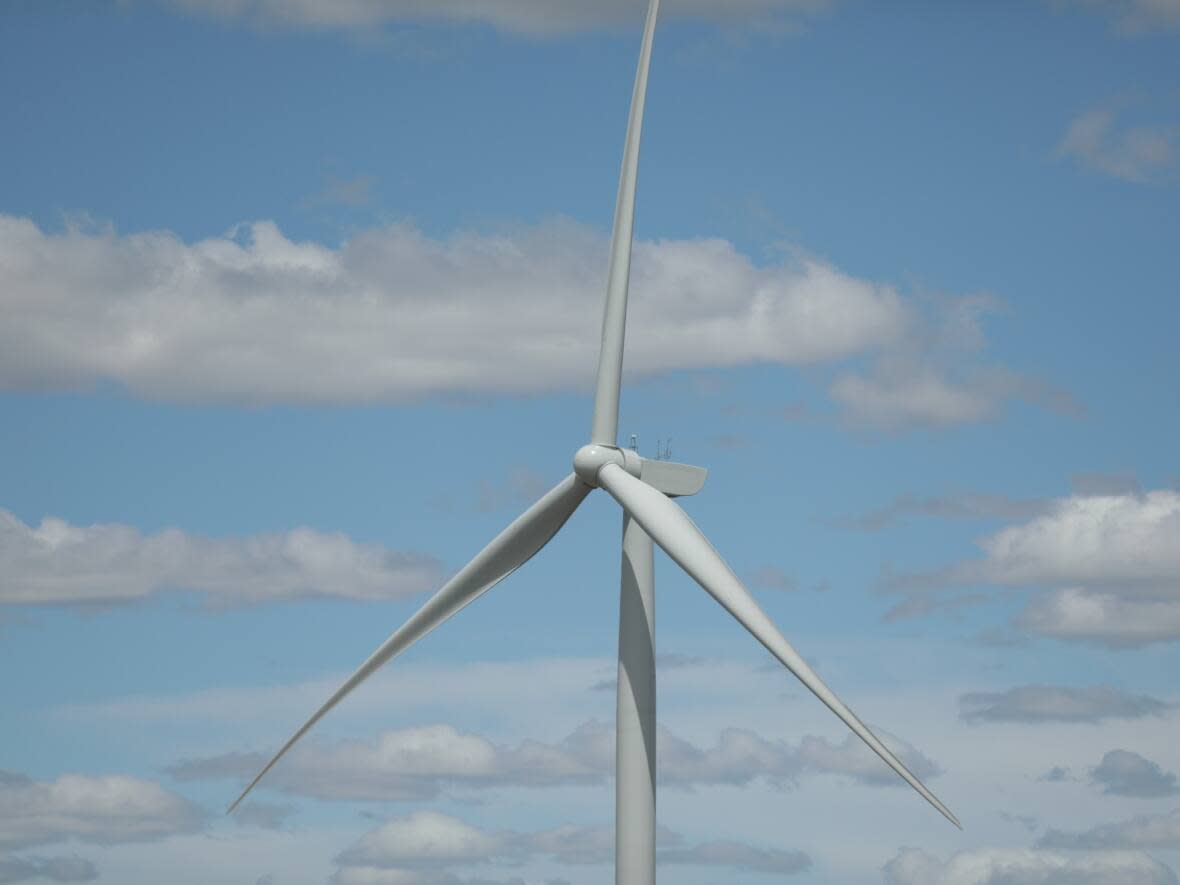 A proposed wind farm could bring 16 turbines to the border of Pictou and Antigonish counties. (Matt Duguid/CBC - image credit)