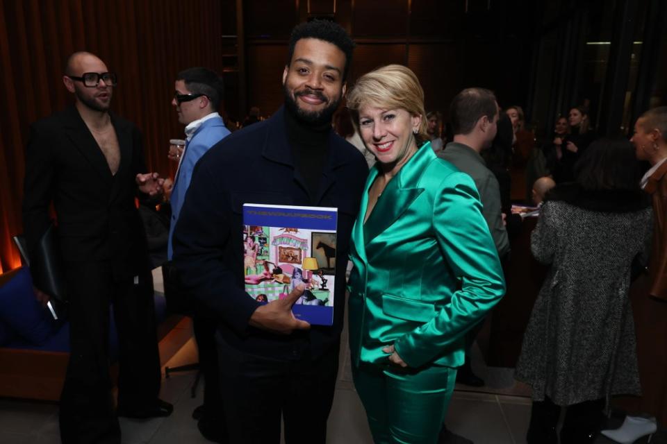 Kris Bowers & Sharon Waxman, TheWrapBook Launch Party