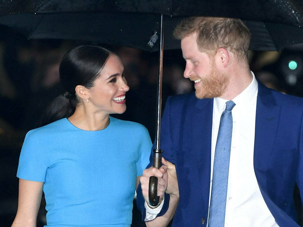 Prinz Harry und Herzogin Meghan freuen sich auf ihr zweites Kind (Bild: imago images/PA Images)