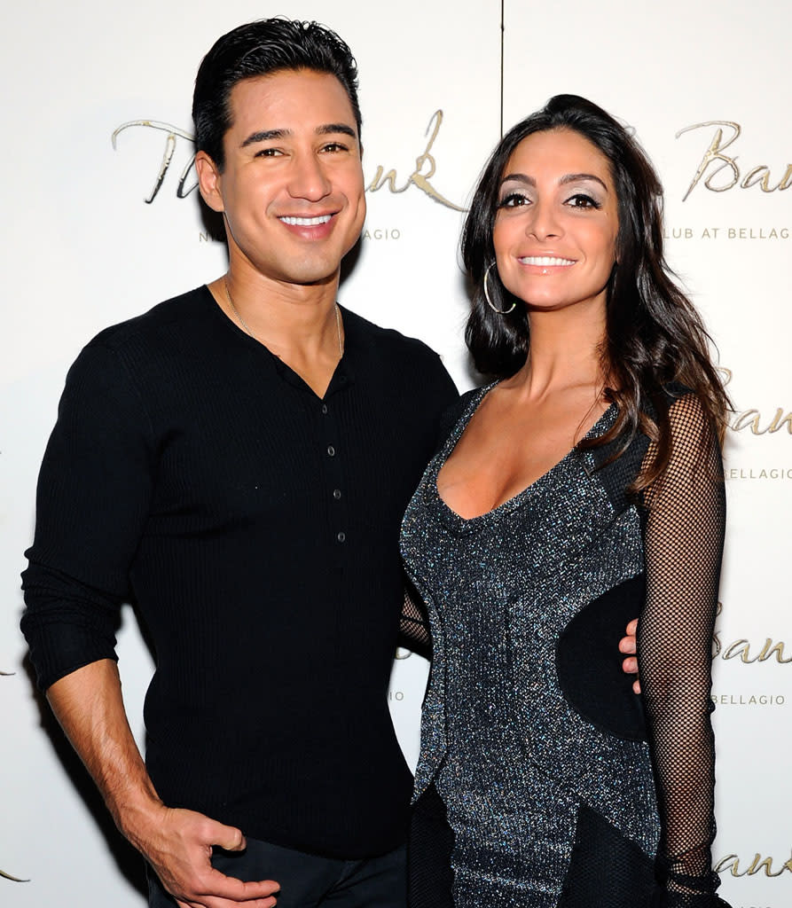 Mario Lopez (wife is Courtney Mazza)