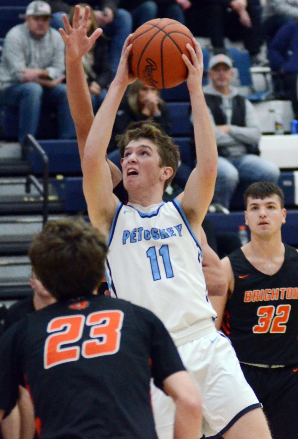 Shane Izzard's second year at the varsity level with Petoskey came with second team All-BNC honors as a junior.