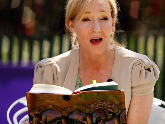 J.K. Rowling reading Harry Potter at White House