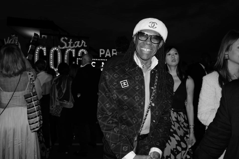 Musician Nile Rodgers at Chanel Cruise 2023/24 collection. (PHOTO Chanel)