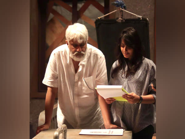 Vikram Bhatt with his daughter Krishna