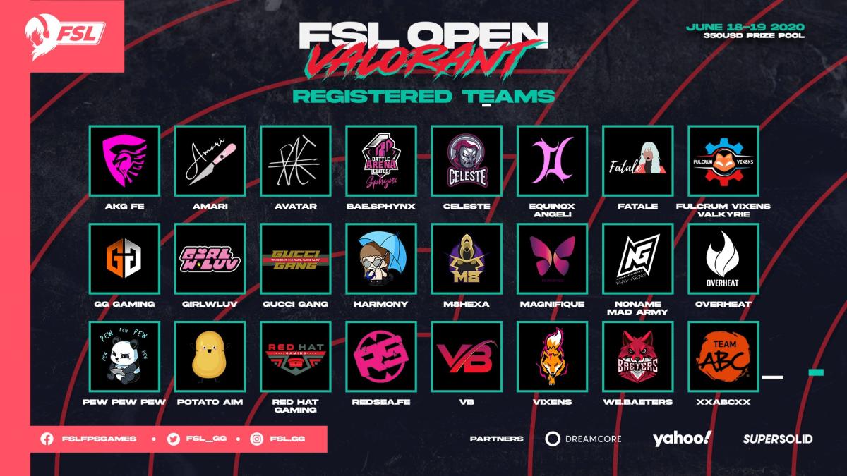 Weekly esports guide FSL Valorant Open, PUBG M fever grips Southeast Asia