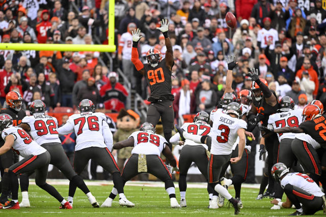 NFL roundup: Nick Chubb's run in OT gives Browns 23-17 win over Brady, Bucs