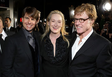 Tom Cruise , Meryl Streep and director Robert Redford at the AFI Fest opening night gala presentaion of United Artists' Lions for Lambs