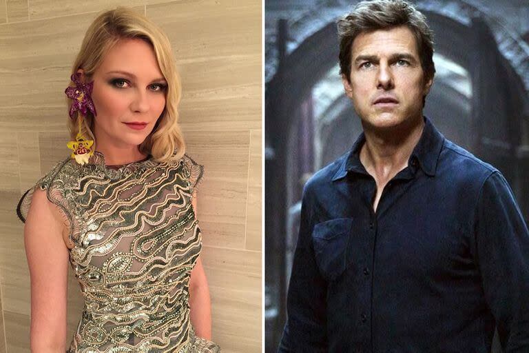 Kirsten Dunst y Tom Cruise