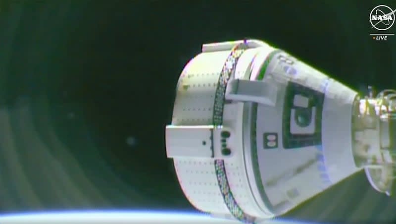 Boeing Starliner spacecraft prepares to dock with the International Space Station for the first time on Thursday, June 6, 2024.