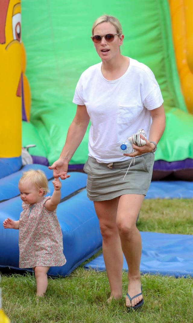 Lena and Zara Tindall