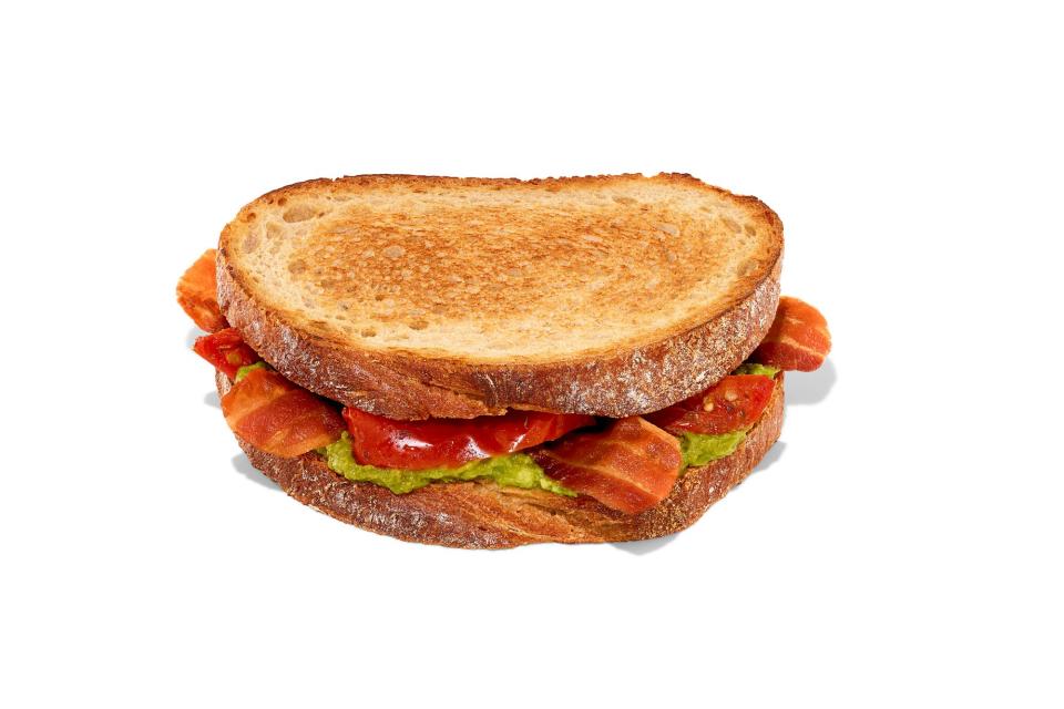 Dunkin' Retail 23 Window 1 retouched Product image: Bacon Avocado Tomato Sandwich