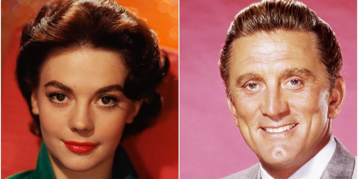 Kirk Douglas and Natalie Wood