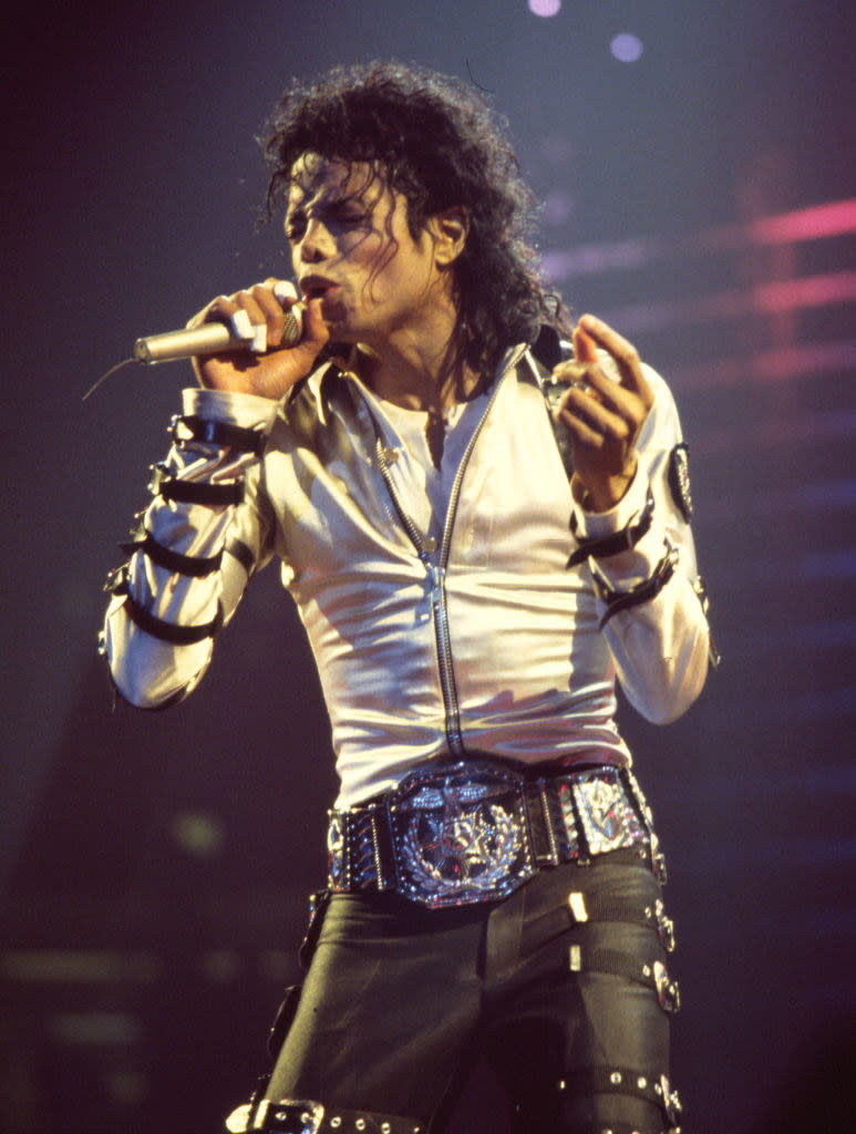 Michael Jackson onstage