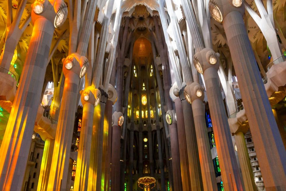 The interior of the Sagrada Familia (Paul Stafford)