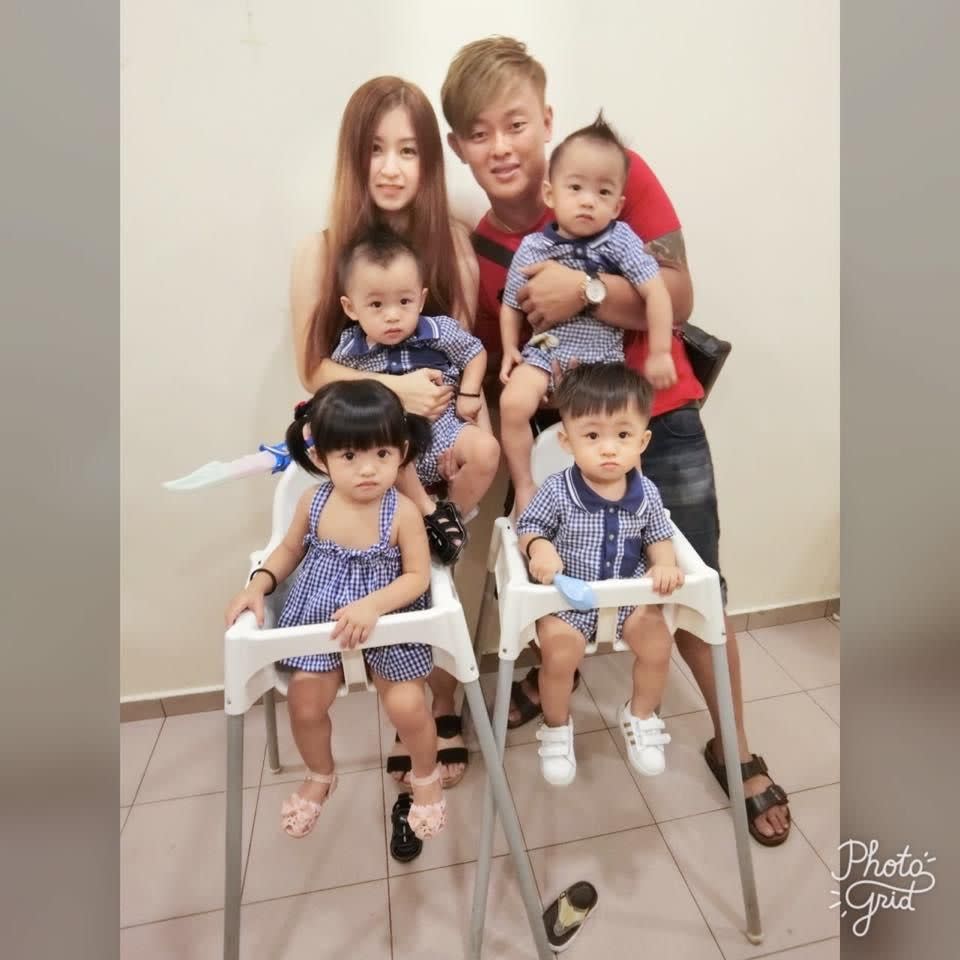 Doreen had quadruplets when she was just 21 years old. Photo: Facebook