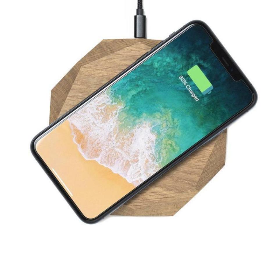 3) Wooden Wireless charger