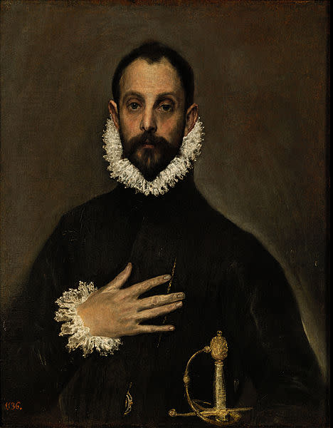 "El caballero de la mano en el pecho" (1580) - El Greco / Foto: Wikimedia Commons