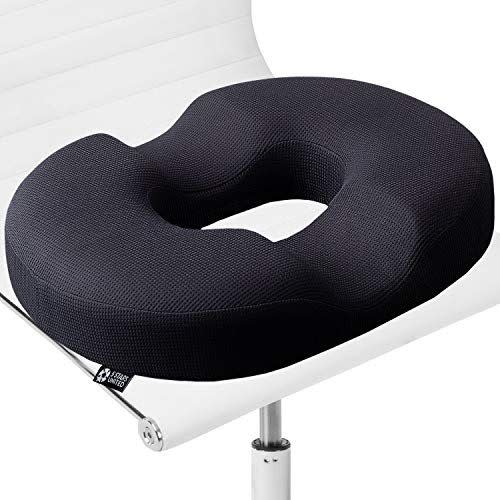 LUMBAR SUPPORT PILLOW FOR OFFICE CHAIR - LOWER BACK PAIN RELIEF MEMORY FOAM  CUSHION by EverRest