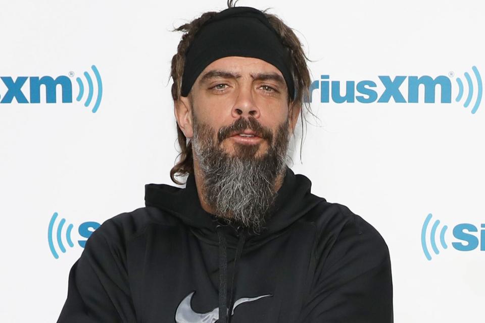 NEW YORK, NY - APRIL 04: Wrestlers Jay Briscoe and Mark Briscoe of The Briscoe Brothers visit the SiriusXM Studios on April 4, 2019 in New York City. (Photo by Cindy Ord/Getty Images)